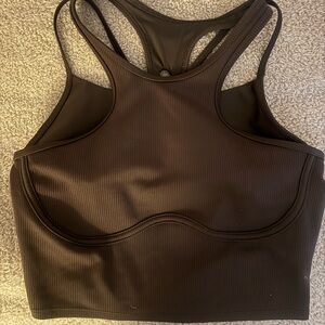 ALO Yoga Dark Brown Sports Bra
